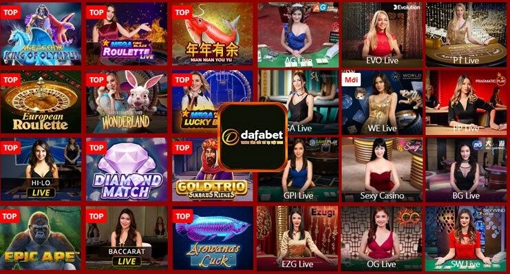 Sản phẩm cá cược Dafabet